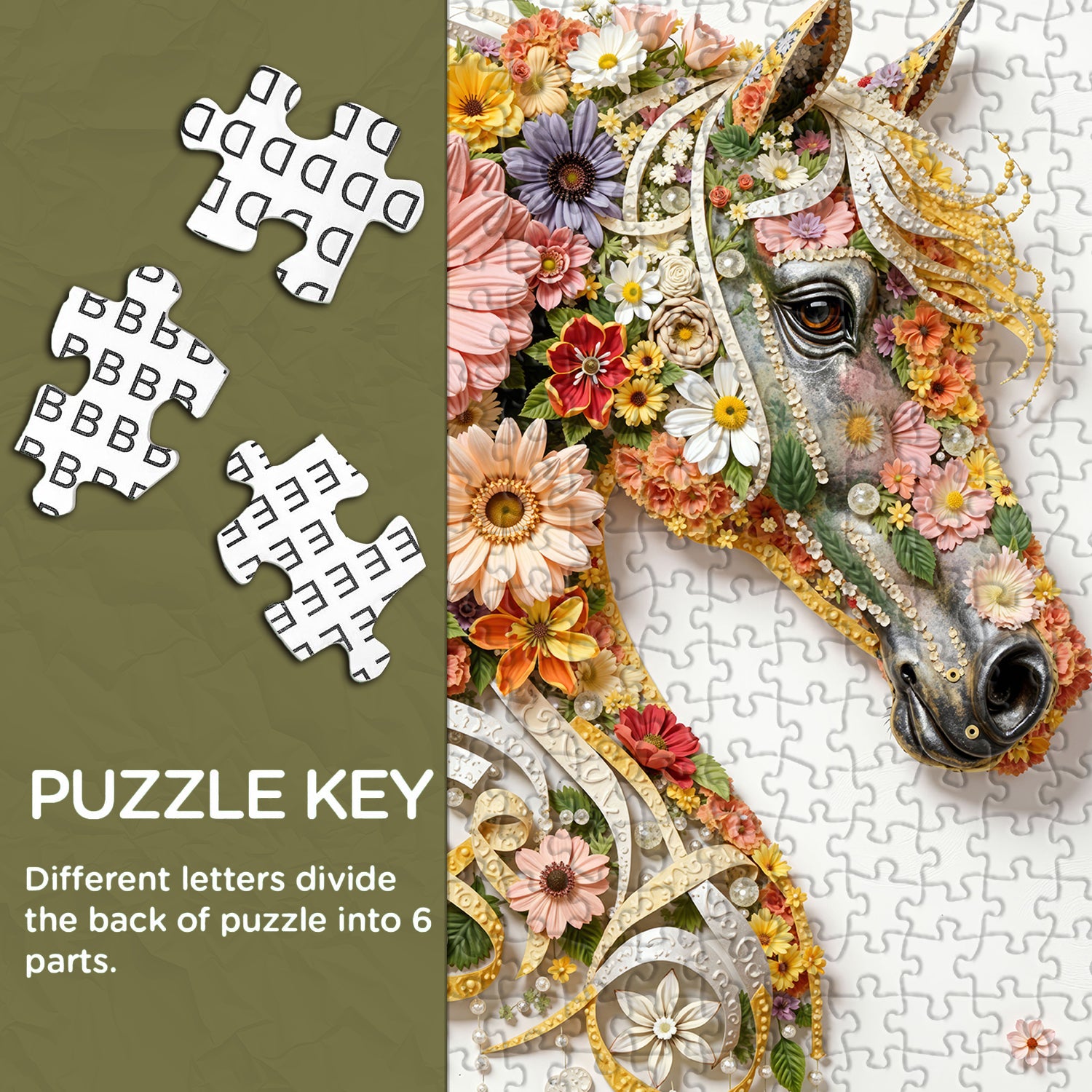 Blossom Steed Jigsaw Puzzle 1000 Pieces