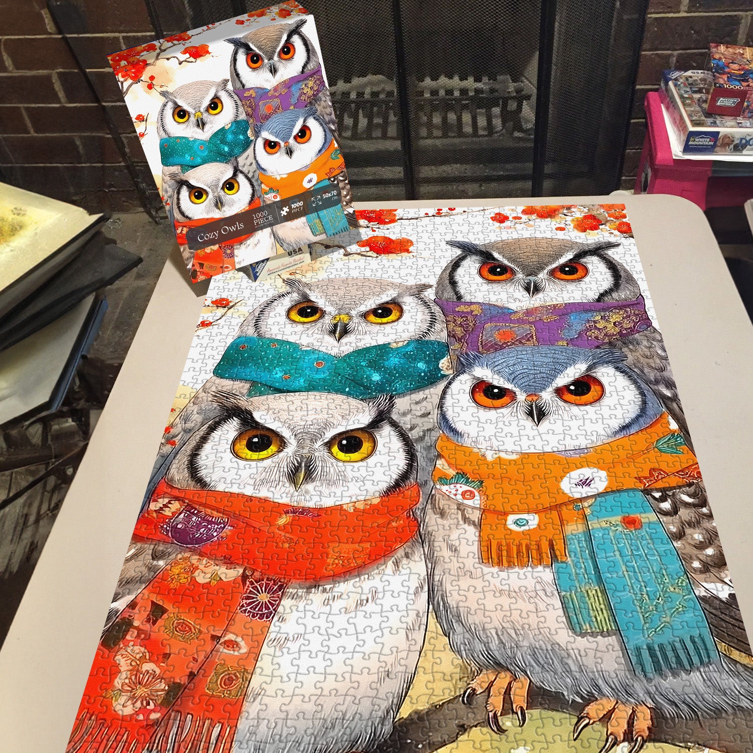 Cozy Owls Puzzle 1000 Teile