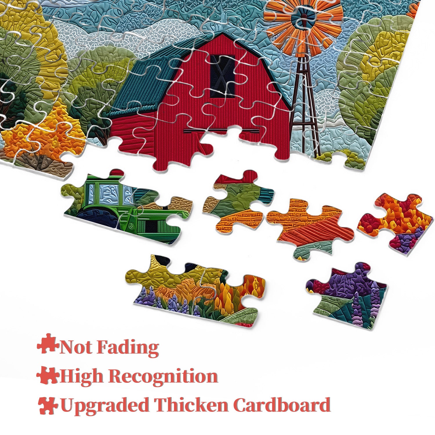 Barn of Blossoming Days Jigsaw Puzzle 1000 Pieces