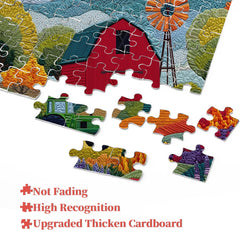 Barn of Blossoming Days Jigsaw Puzzle 1000 Pieces