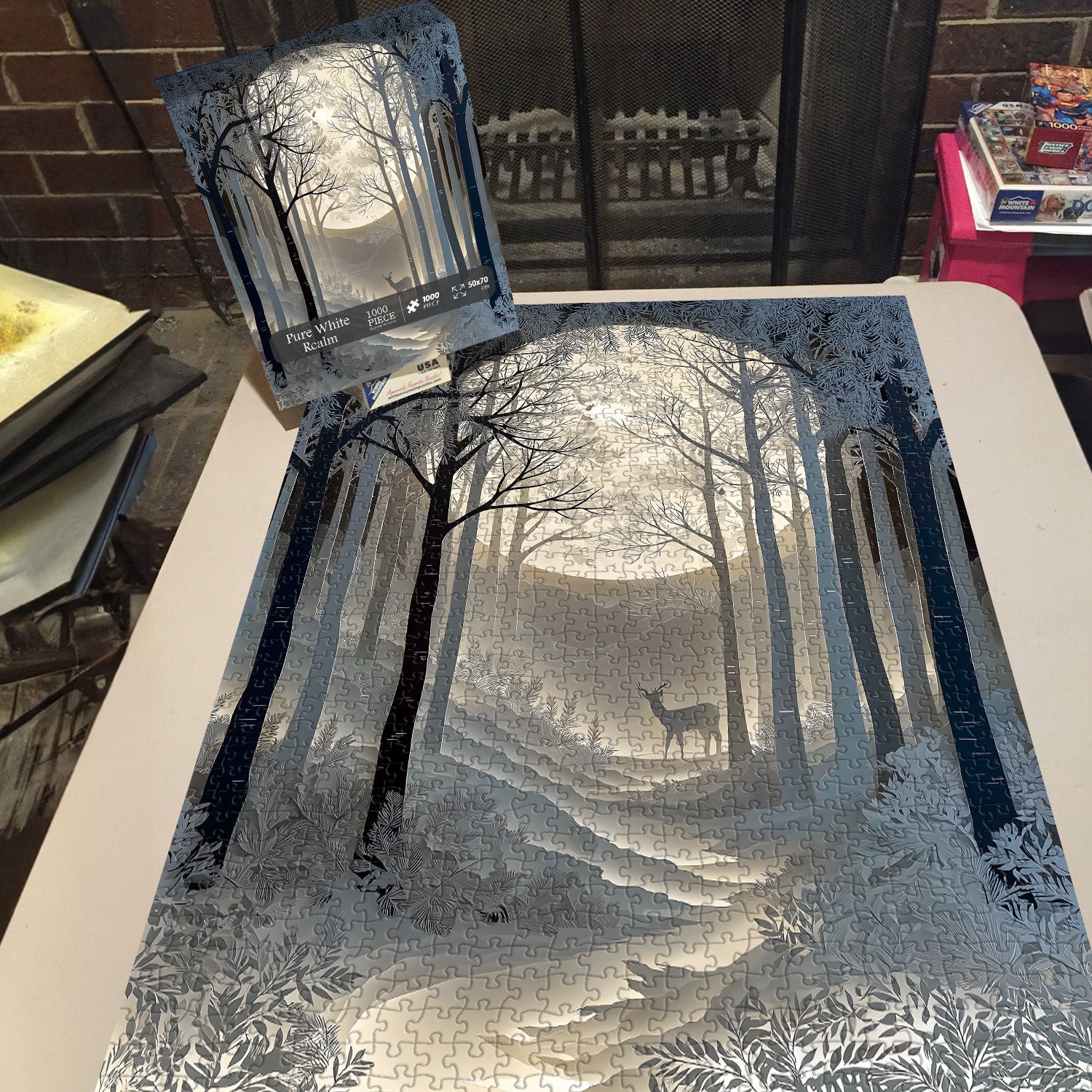 Pure White Realm Puzzle 1000 Teile