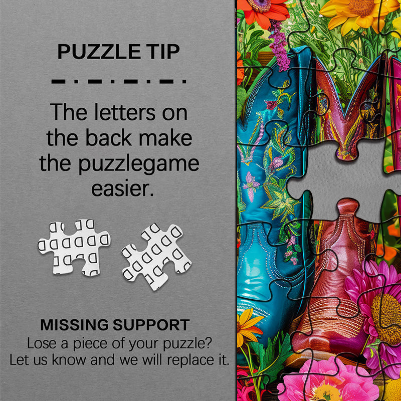 Cowboy Bloom Jigsaw Puzzles 1000 Pieces