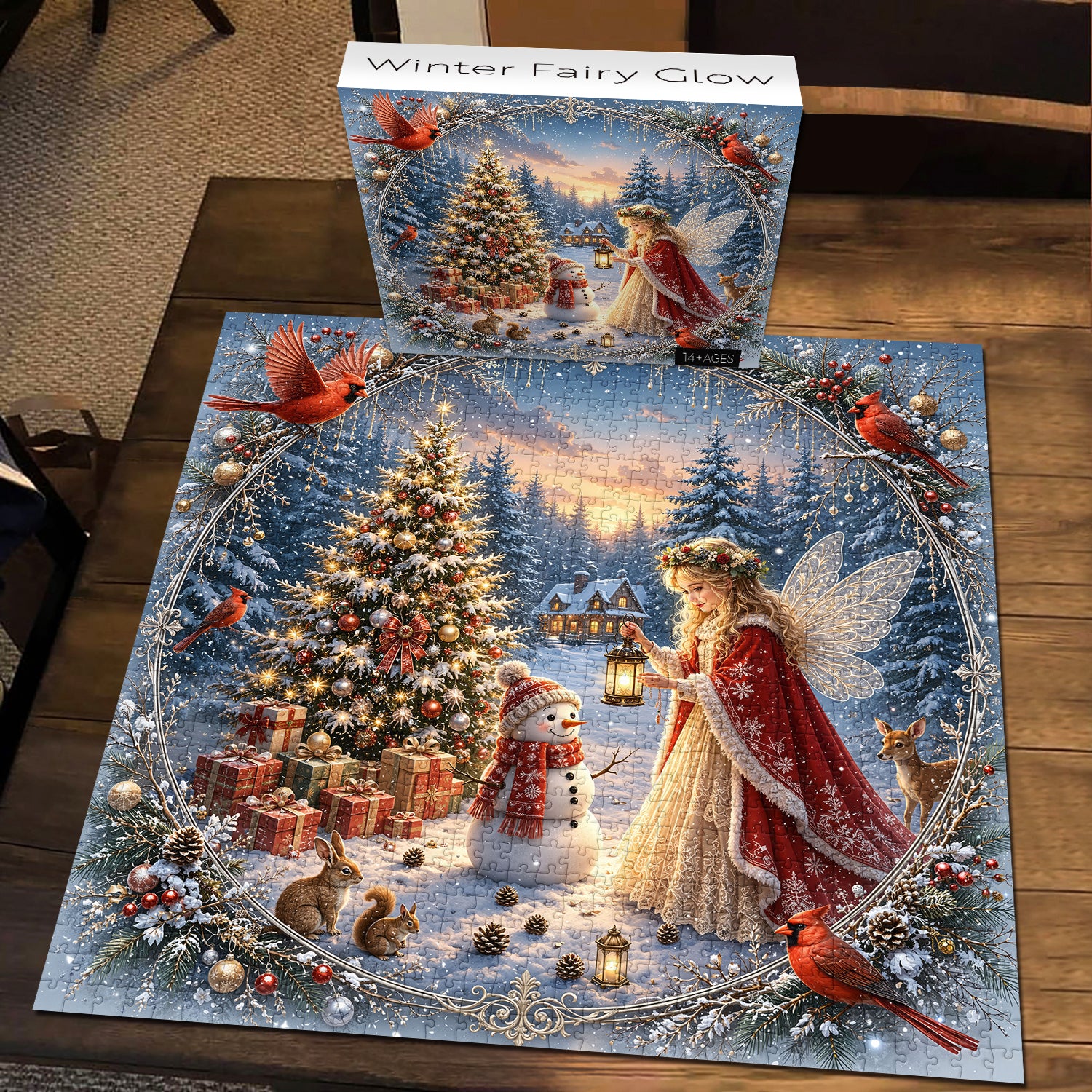 Winter Fairy Glow Jigsaw Puzzle 1000 Pieces