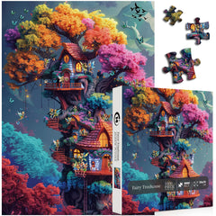 Fairy Treehouse Jigsaw Puzzle 1000 Pieces