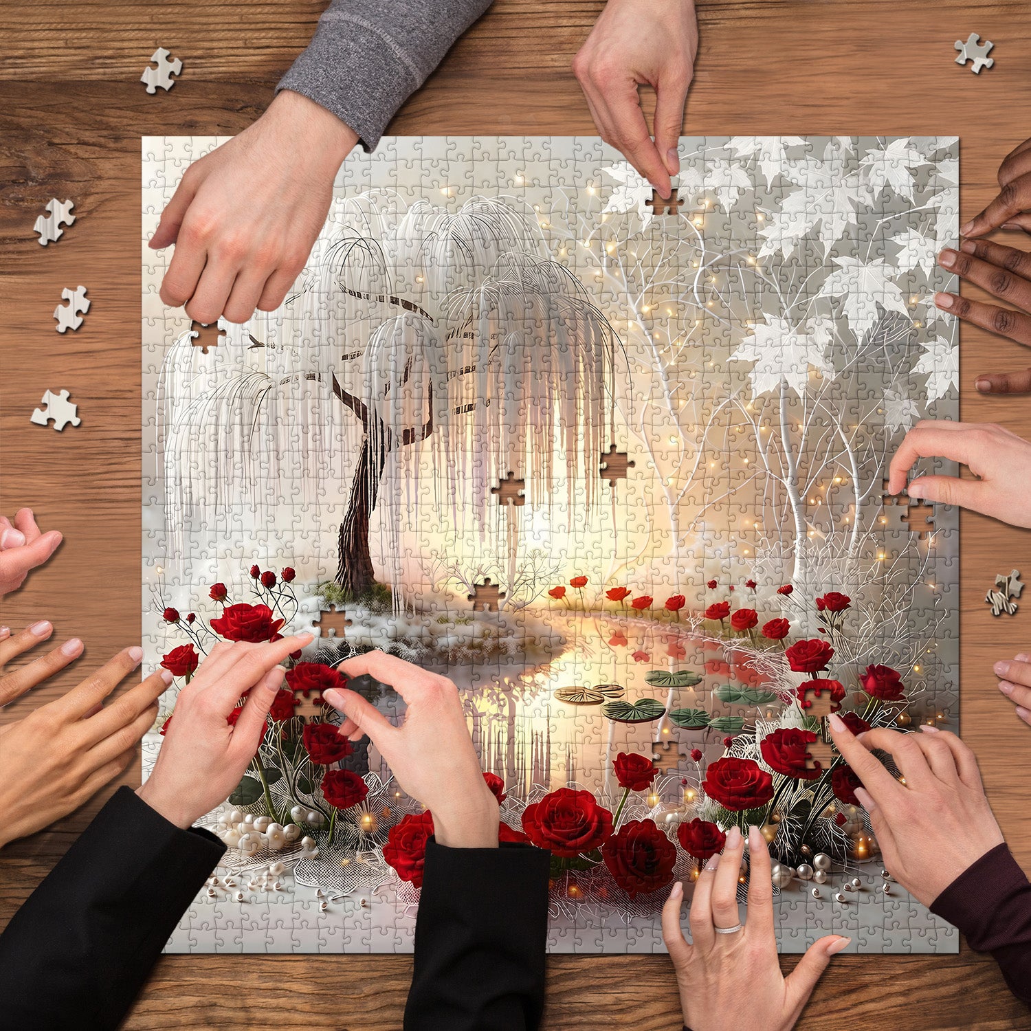 Silent Light Garden Puzzle 1000 Teile