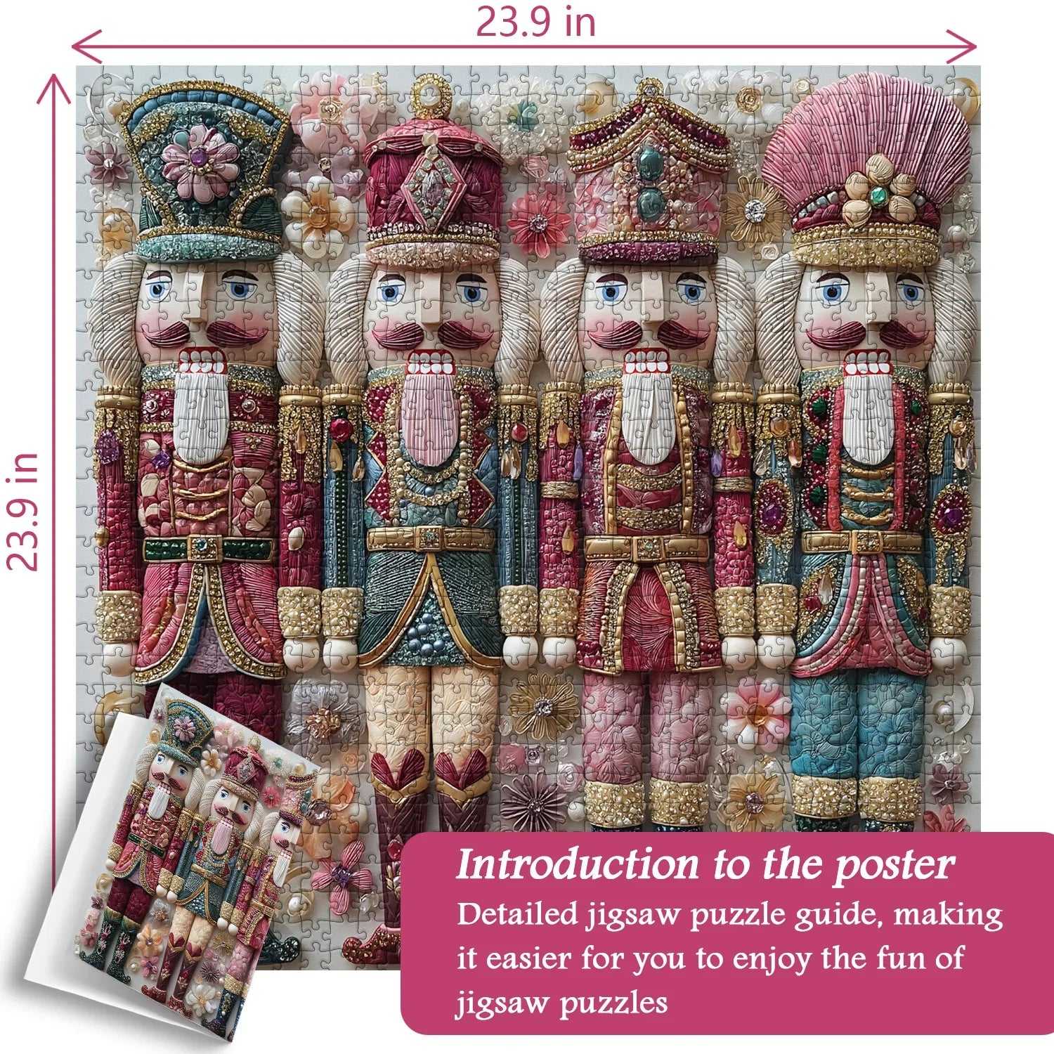 Kristall Nussknacker Puzzle 1000 Stücke