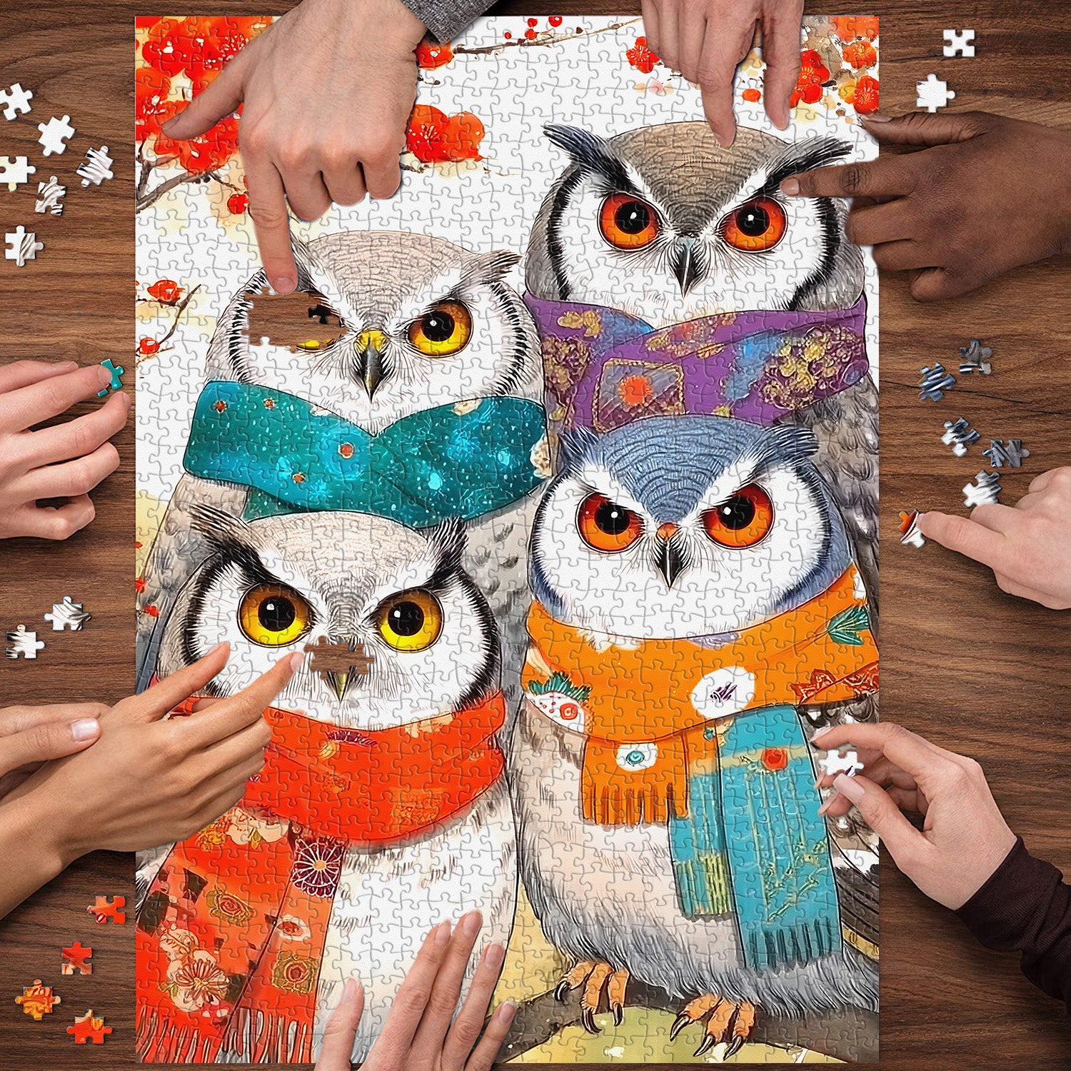 Cozy Owls Puzzle 1000 Teile