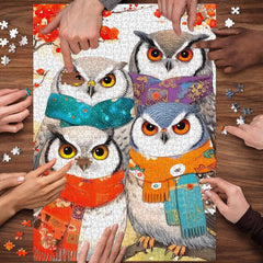 Cozy Owls Puzzle 1000 Teile