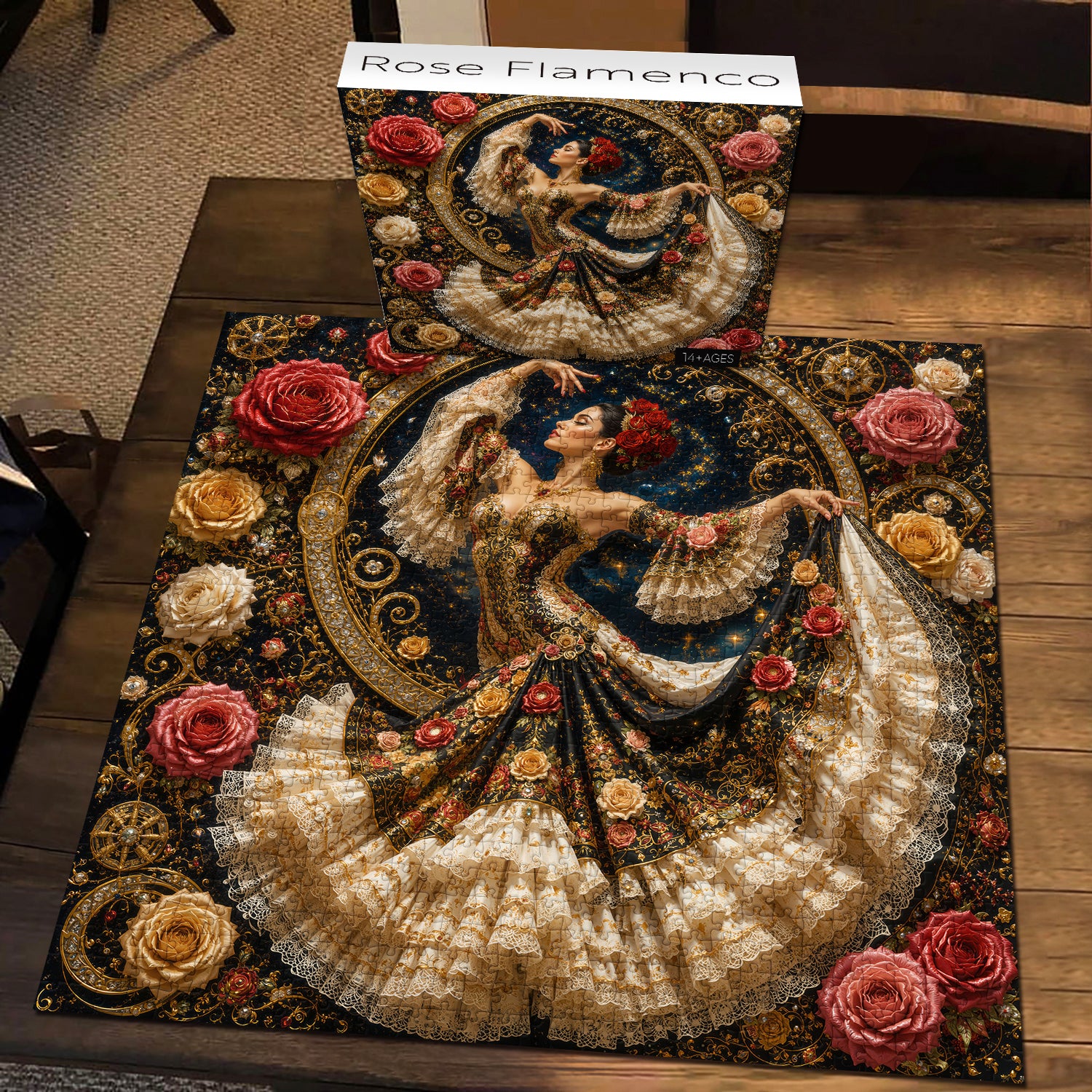 Rose Flamenco Jigsaw Puzzle 1000 Pieces