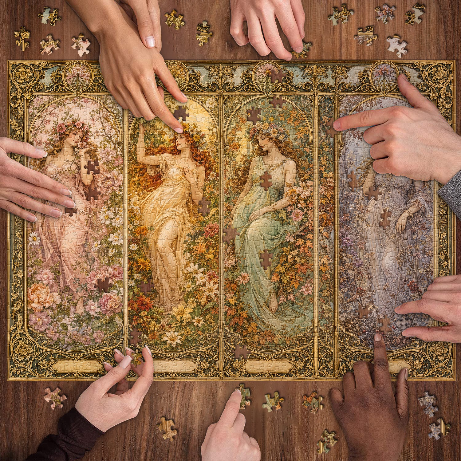 Four Times of the Year Jigsaw Puzzle 1000 Pieces