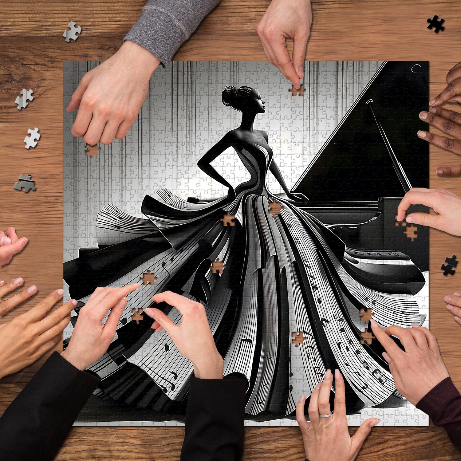 Piano Muse Puzzle 1000 Teile