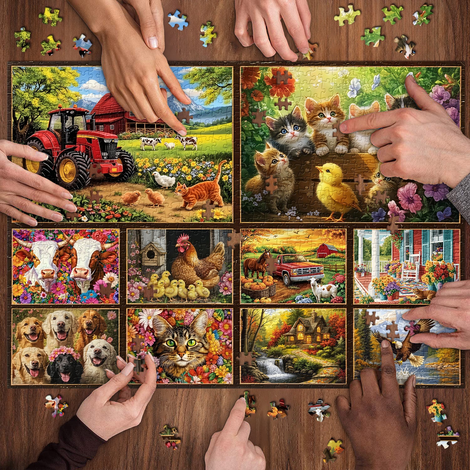 Farmyard Memories Puzzle 1000 Teile