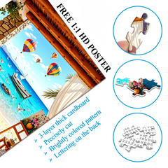 Beach Veranda Jigsaw Puzzle 1000 Pieces