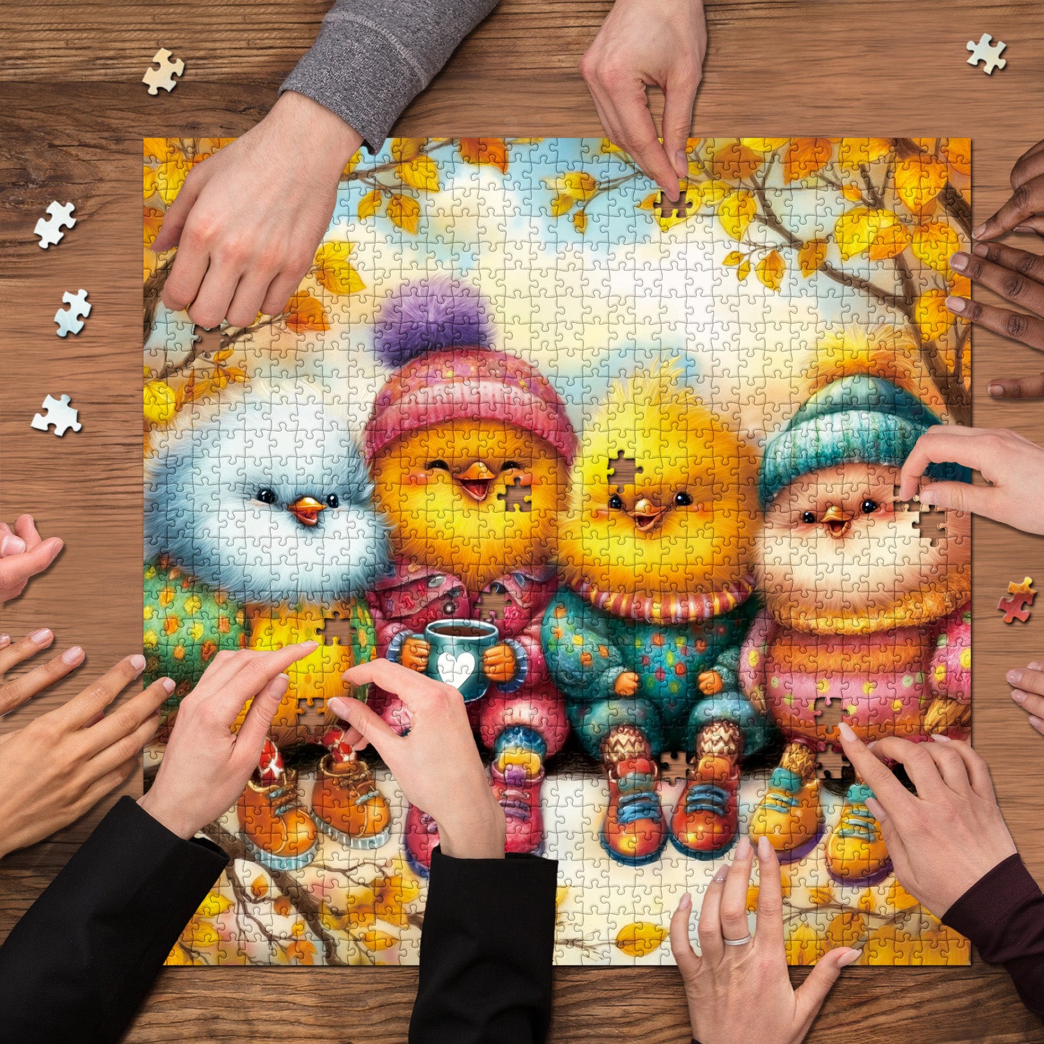 Feather Boughs Jigsaw Puzzle 1000 Pieces