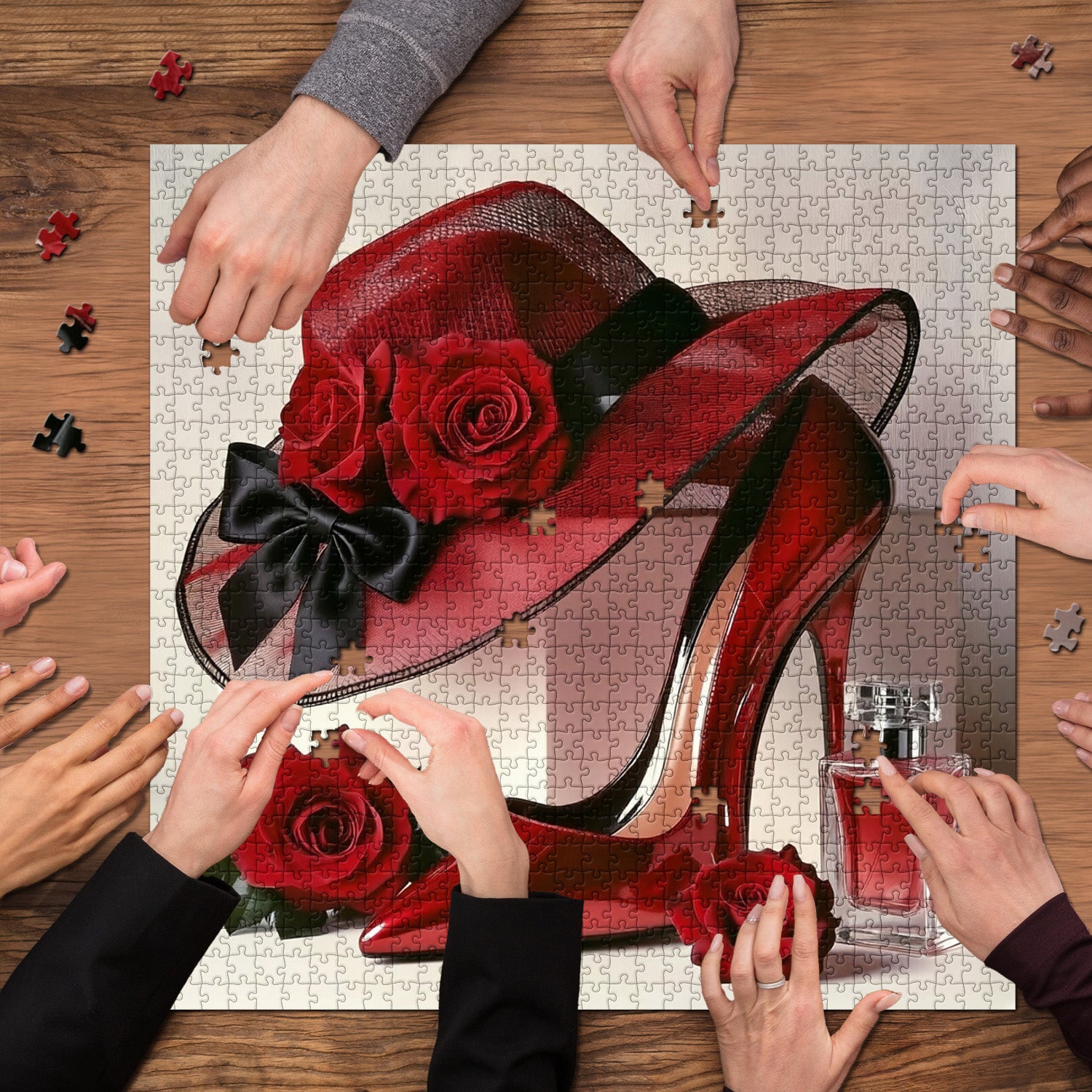 Passion Red Jigsaw Puzzle 1000 Pieces