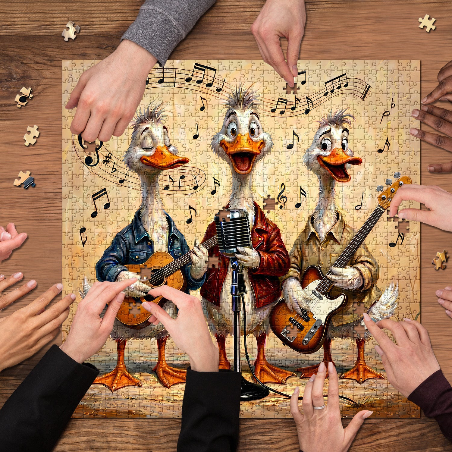 Duck Band Jigsaw Puzzle 1000 Pieces