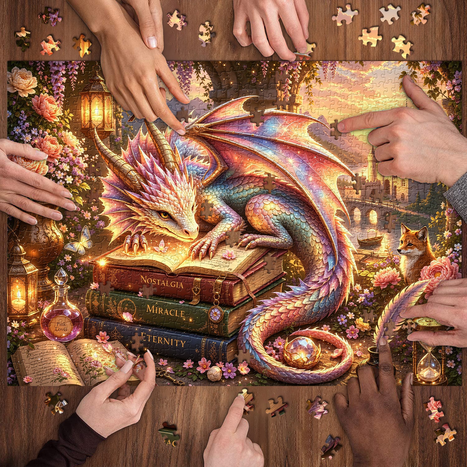 Dusklight Dragon Jigsaw Puzzle 1000 Pieces