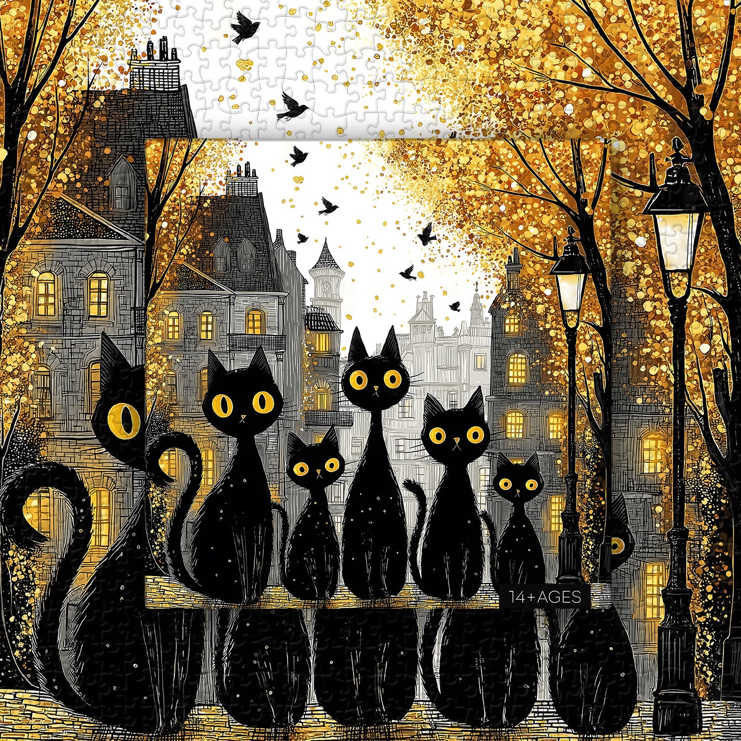 Old Town Cats Puzzle 1000 Teile