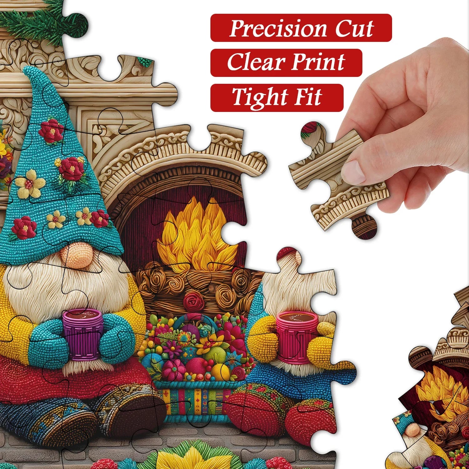 Gemütliche Gnomes Puzzle 1000 Stücke