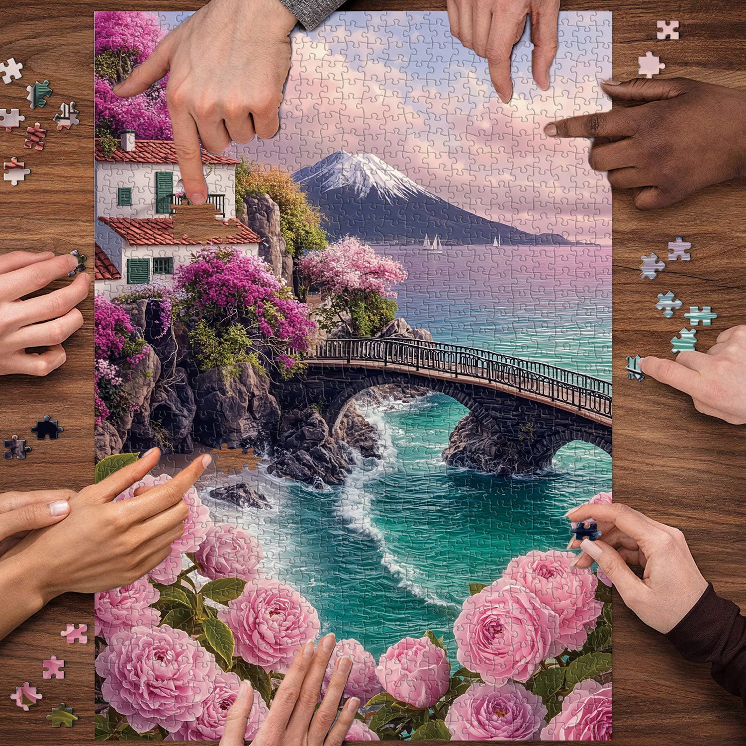 Crimson Coast Jigsaw Puzzle 1000 Pieces