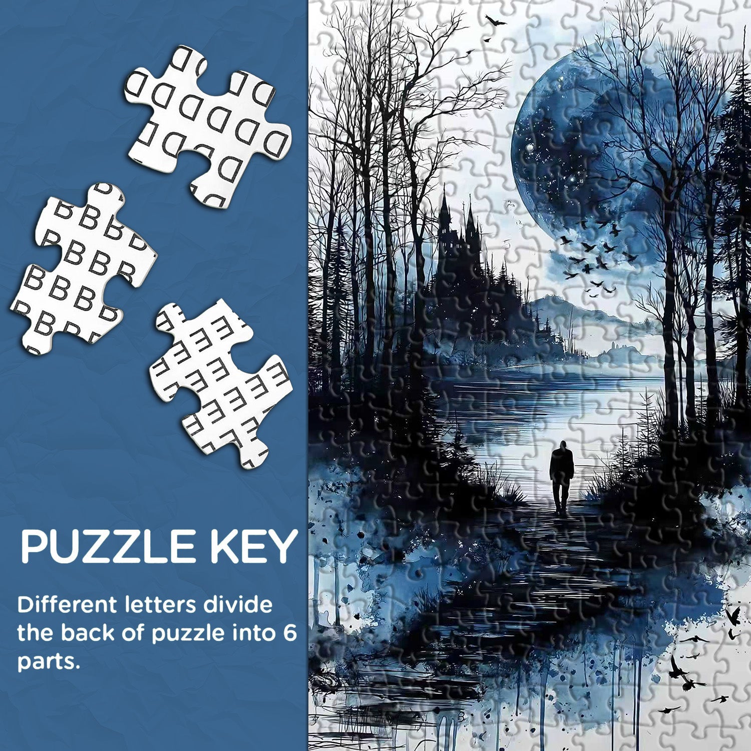 Lone Shadow Lake Puzzle 1000 Teile