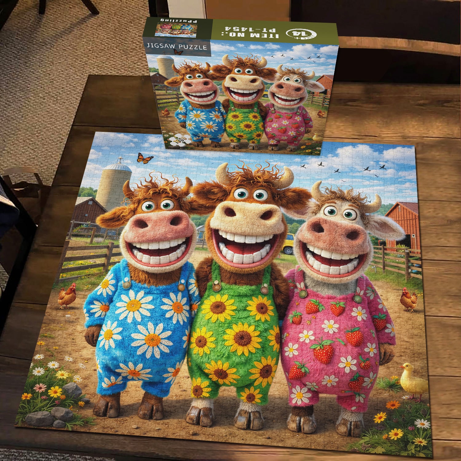 Happy Farm Friends Puzzle 1000 Teile