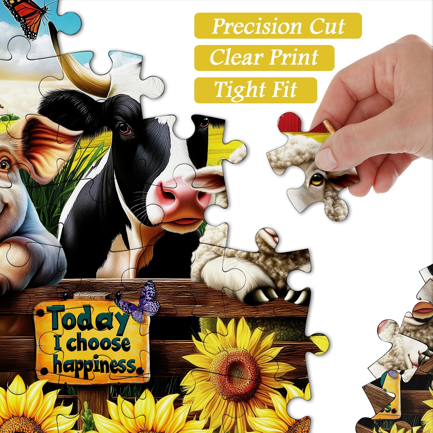 Freudige Farm -Puzzles 1000 Stücke