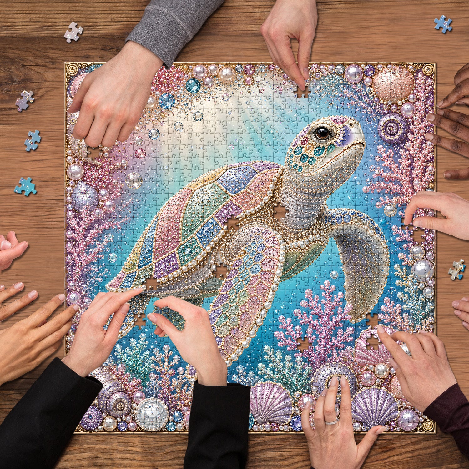 Juwel Meeresschildkröte Puzzle 1000 Teile