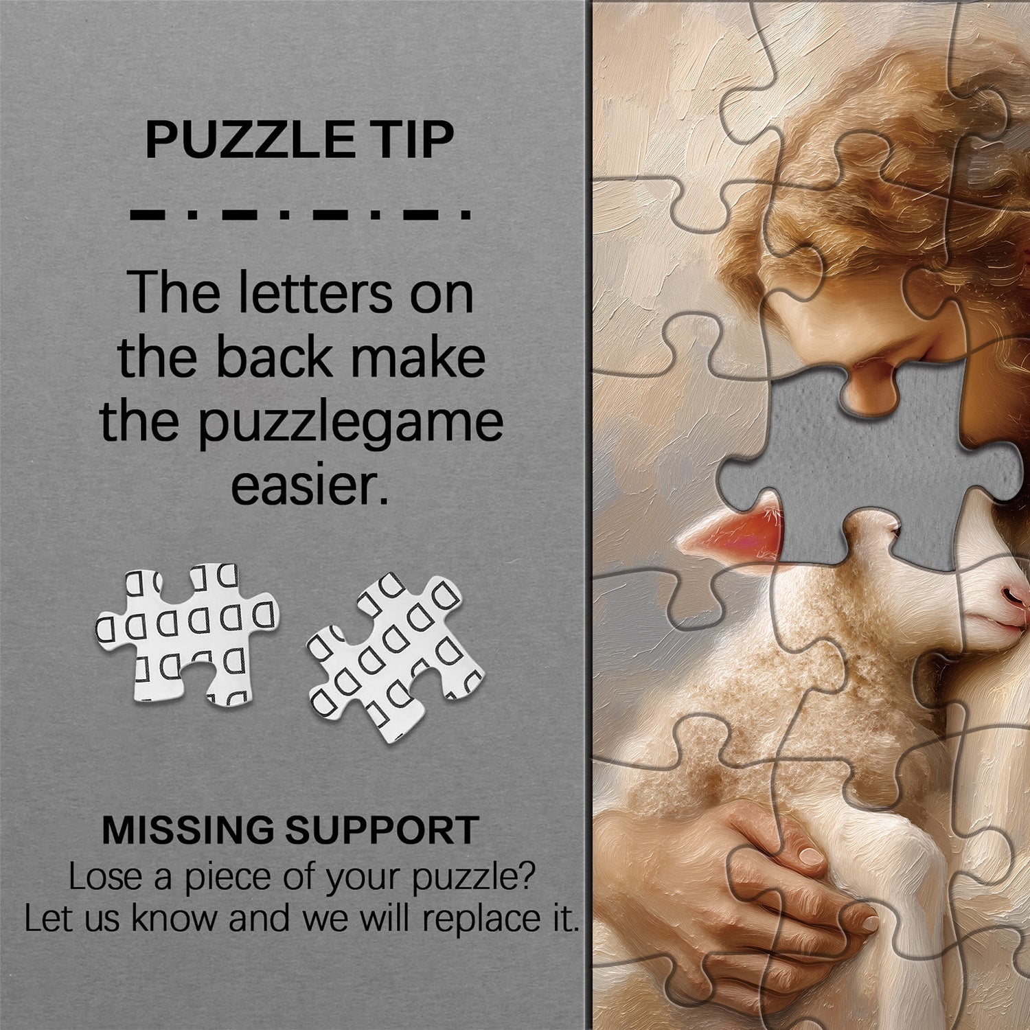 Sacred Lamb Jigsaw Puzzle 1000 Pieces