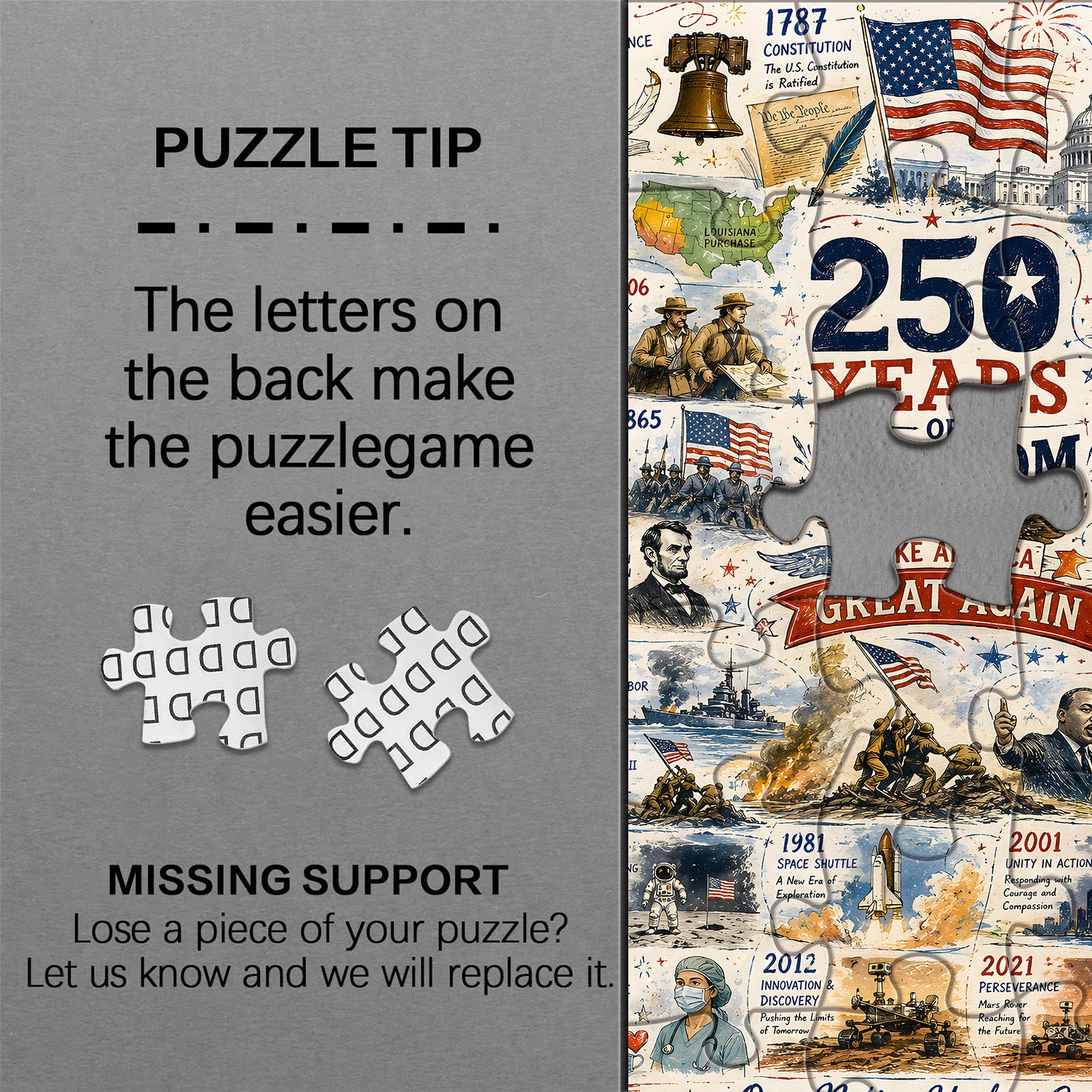 America's Milestones Jigsaw Puzzle 1000 Pieces