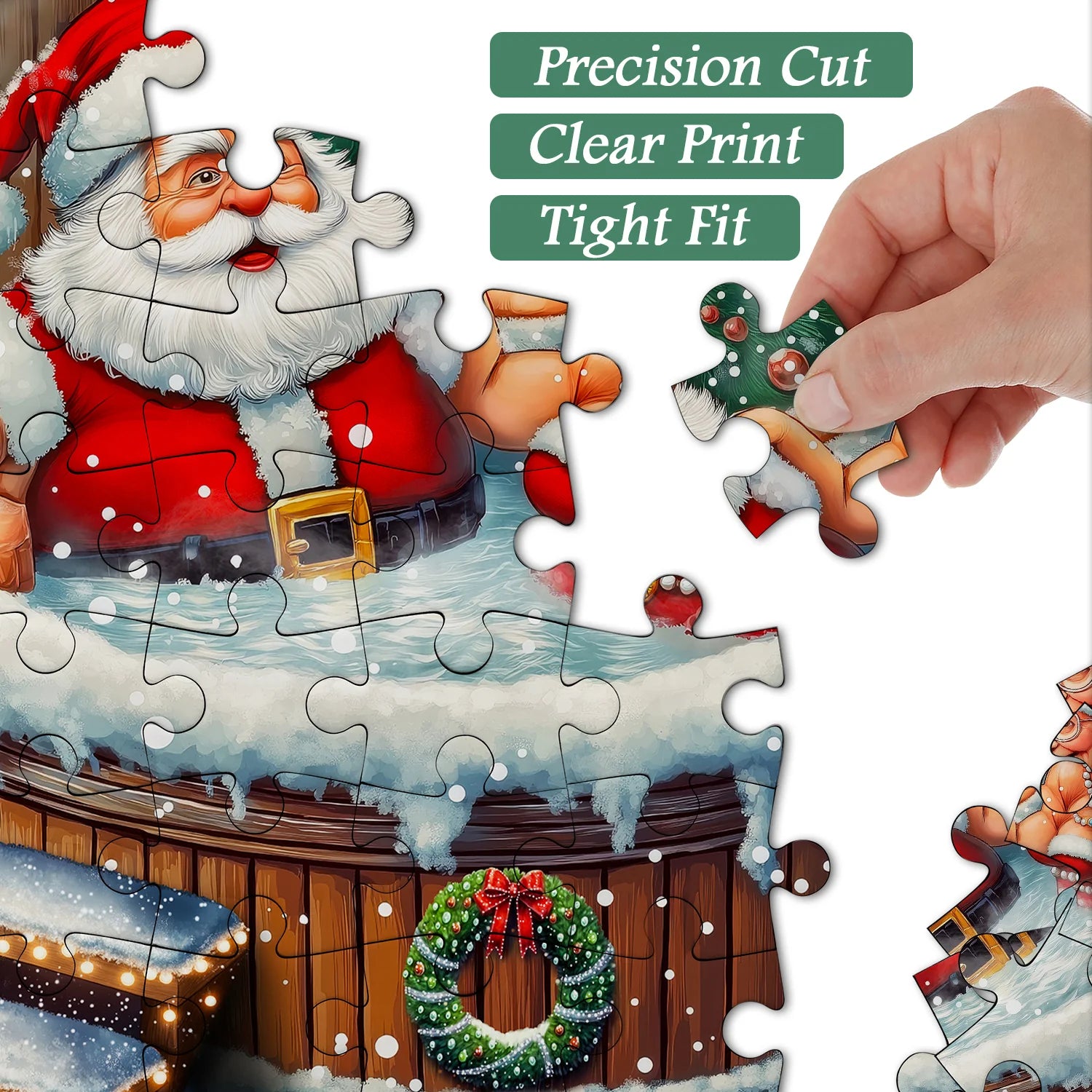 Christmas Hot Spring Time Jigsaw Puzzle 1000 Pieces