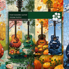 Four Seasons Guitar Jigsaw Puzzle 1000 Pieces