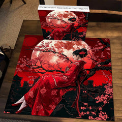 Crimson Geisha Twilight Jigsaw Puzzle 1000 Pieces