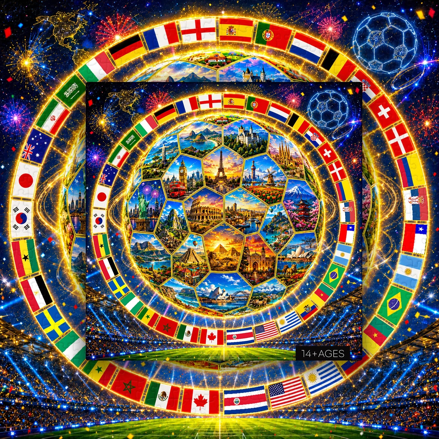 World of Football Jigsaw Puzzle 1000 Pieces