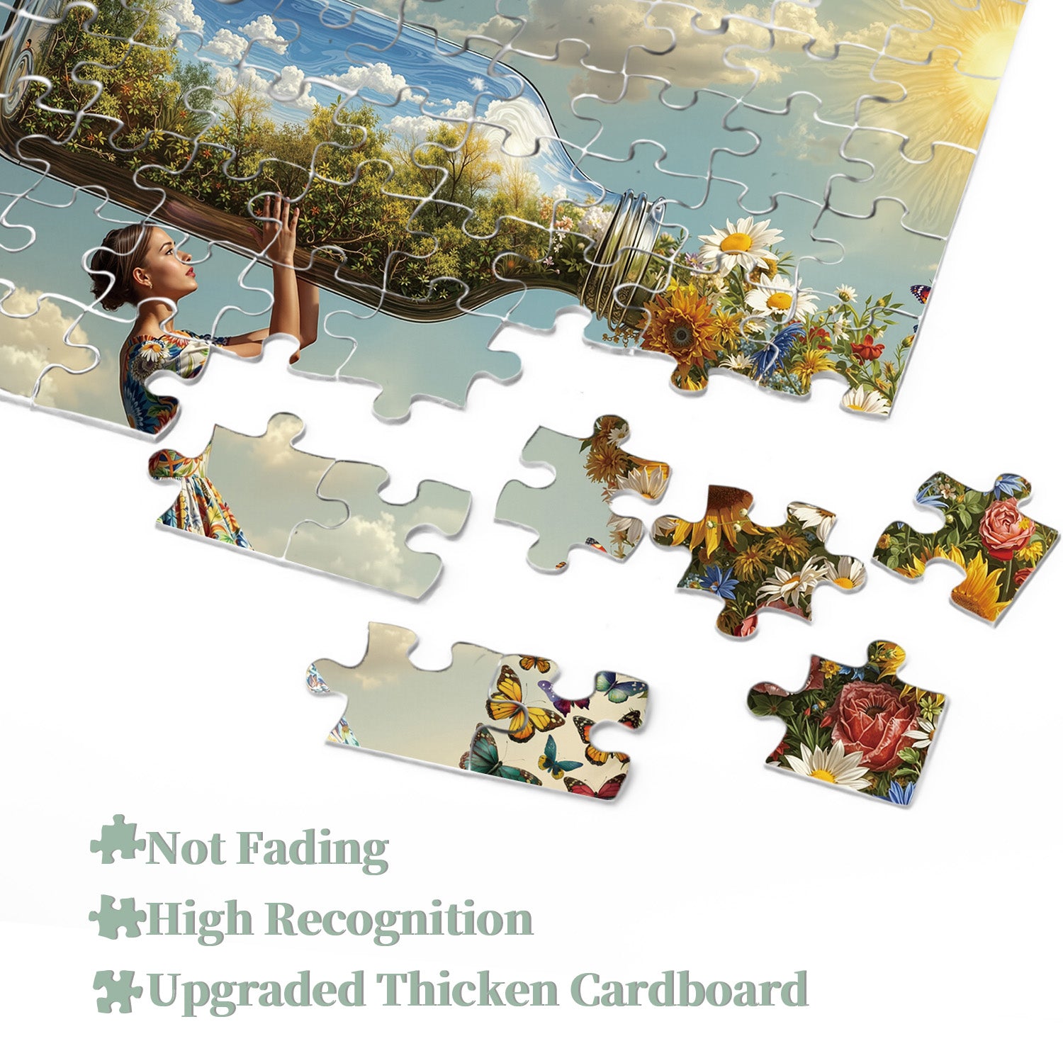 Frühlingsglas-Puzzle 1000 Teile