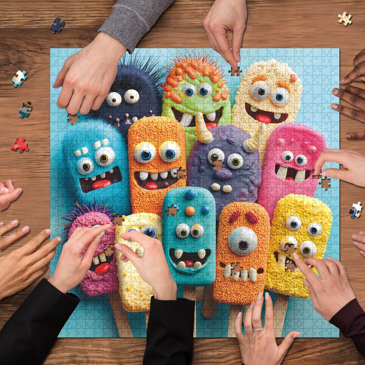 Monster Pops Party Puzzle 1000 Teile