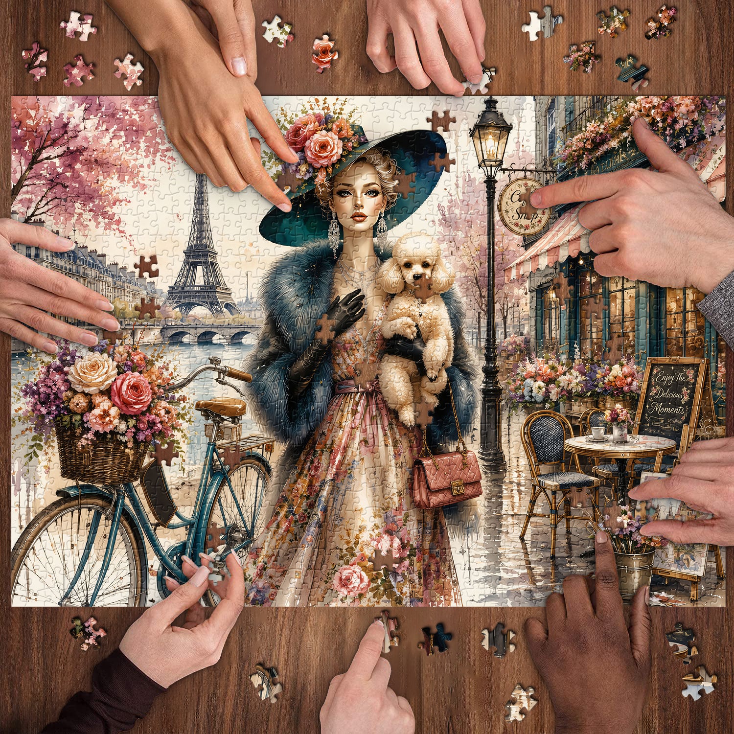 Paris Floral Breeze Puzzle 1000 Teile