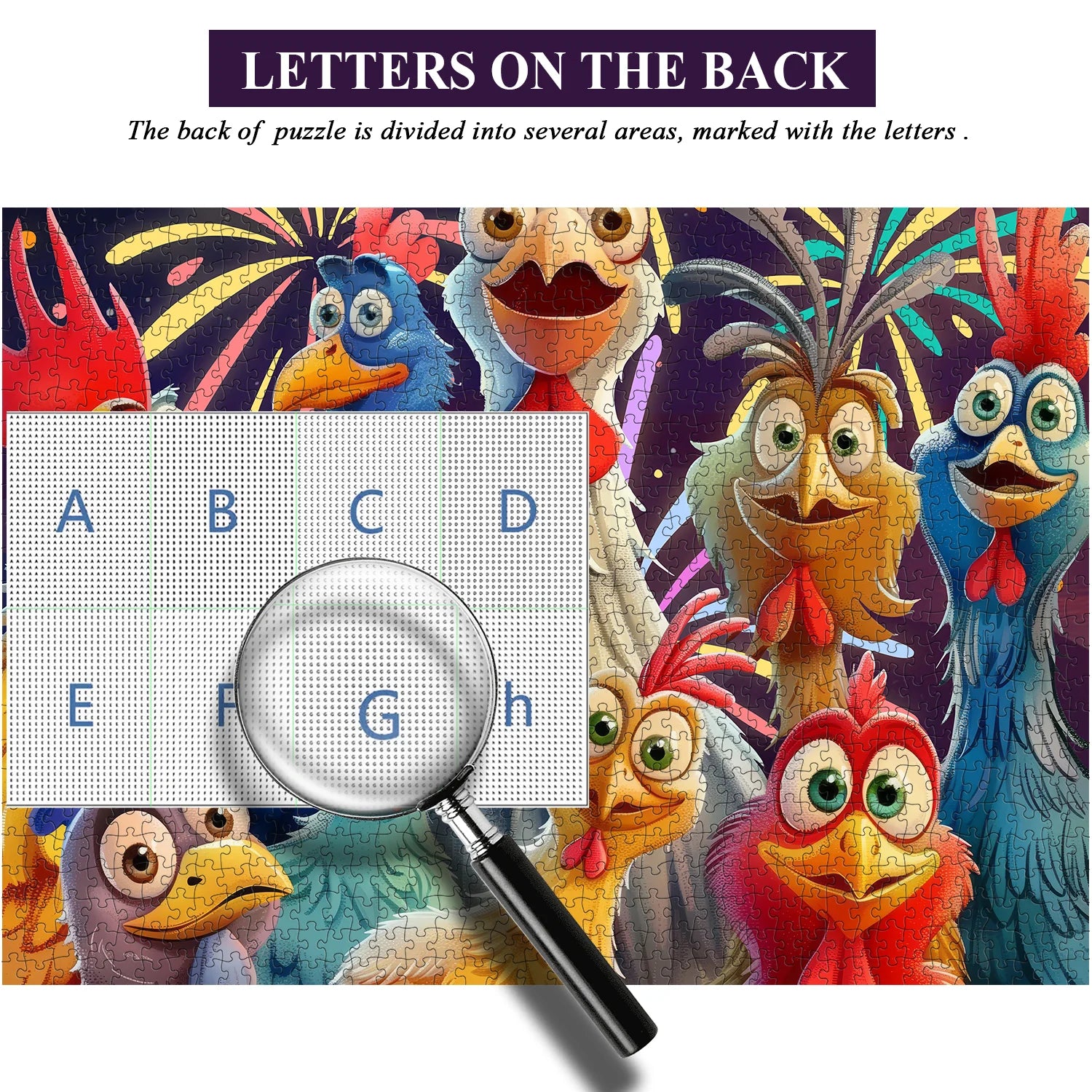 Happy Chicken Jigsaw Puzzle 1000 Stücke