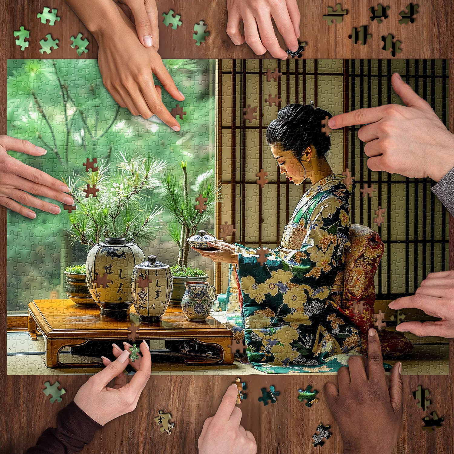 Stille Eleganz Puzzle 1000 Teile