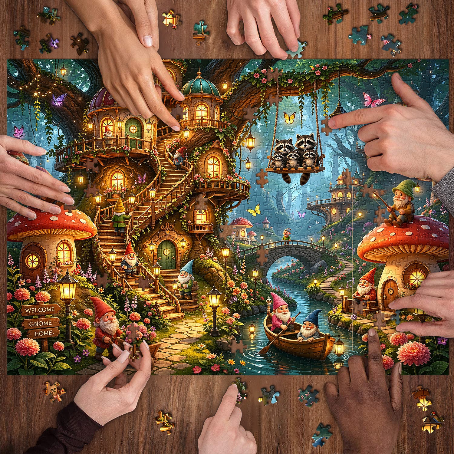 Gnome Hollow Puzzle 1000 Teile