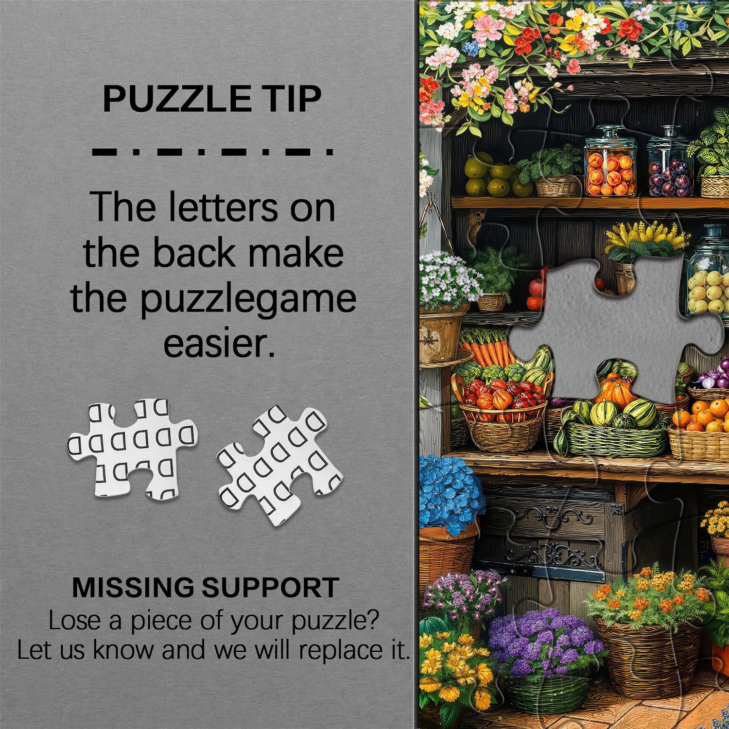 Blooms & Bounty Jigsaw Puzzle 1000 Pieces