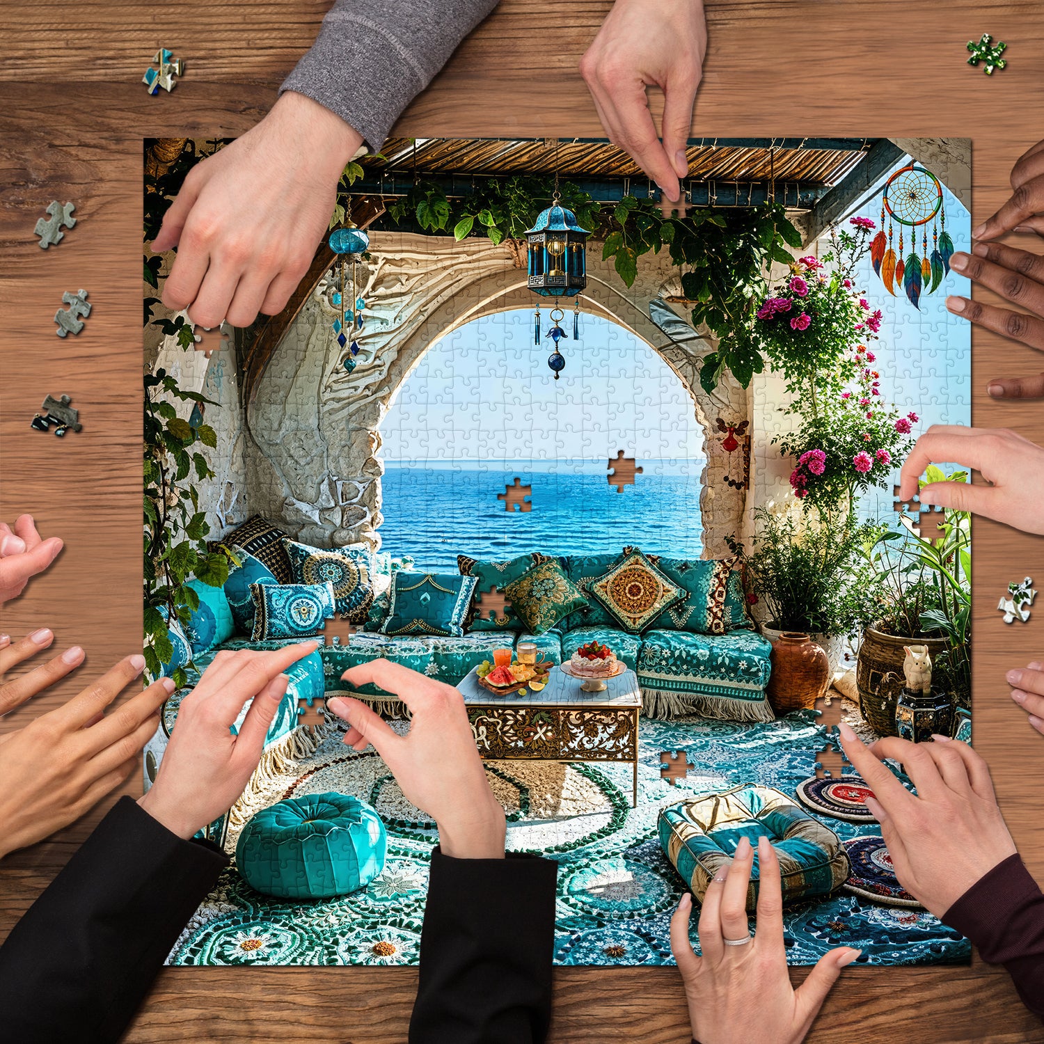 Seaside Blue Haven Jigsaw Puzzle 1000 Pieces