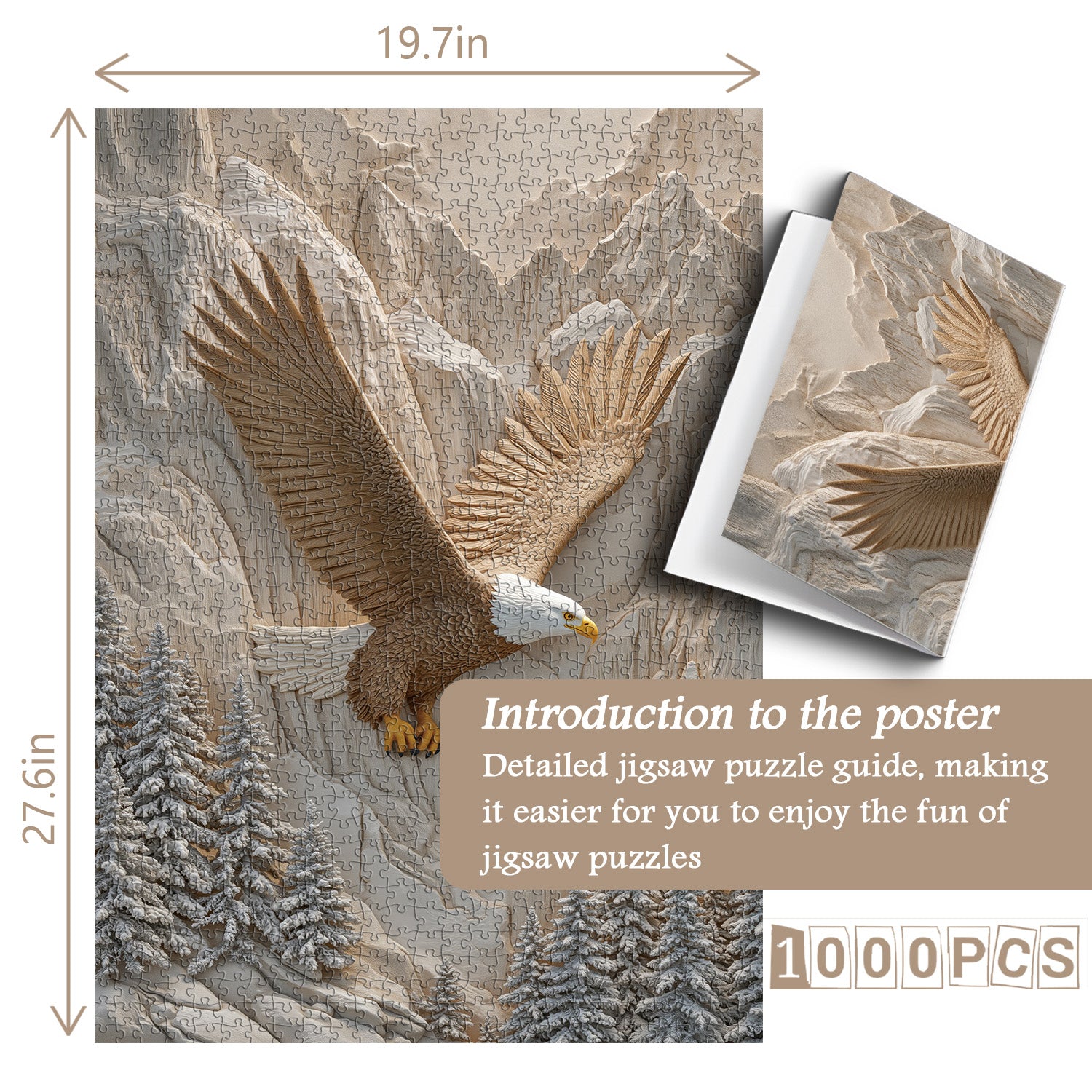 Wings Over Peaks Jigsaw Puzzle 1000 Pieces