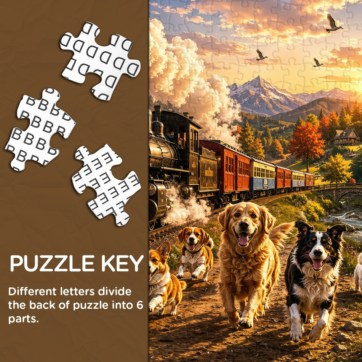 Autumn Run Jigsaw Puzzle 1000 Pieces