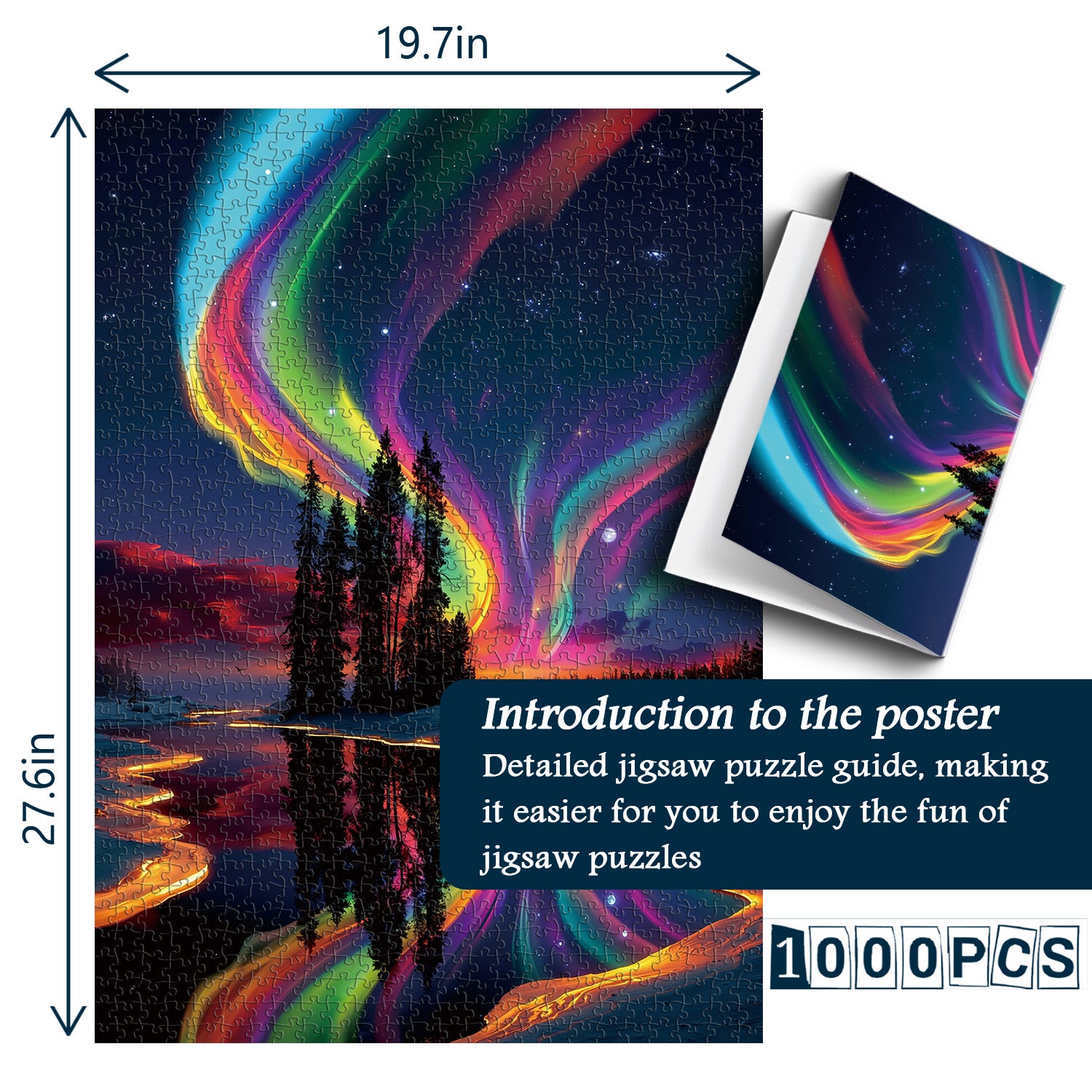 Aurora Realm Jigsaw Puzzle 1000 Pieces