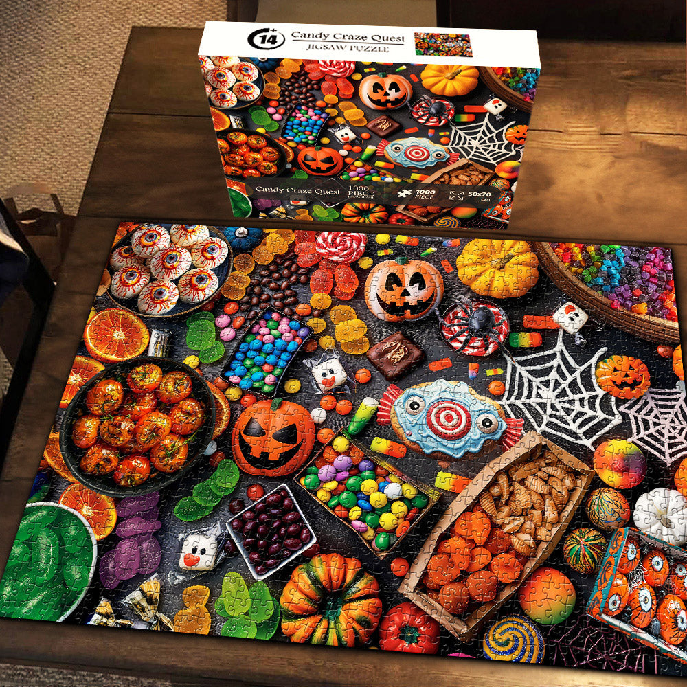 Candy Craze Quest Jigsaw Puzzle 1000 Pieces