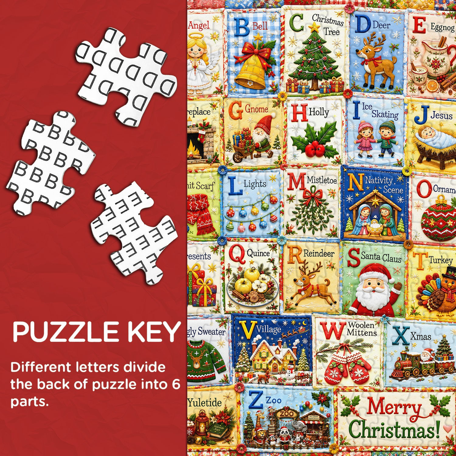 Christmas Letter Collection Jigsaw Puzzle 1000 Pieces