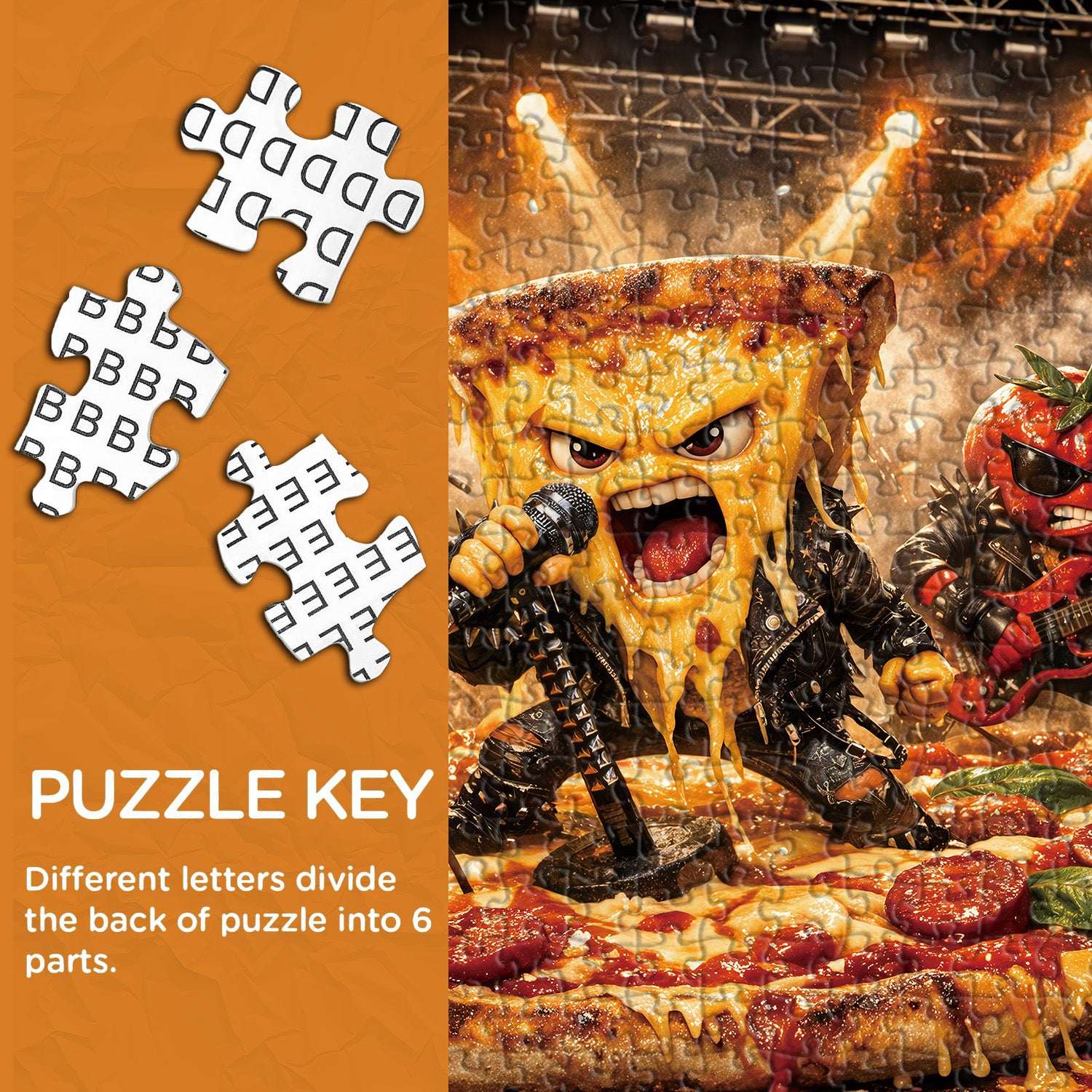Rockin' Pizza Jigsaw Puzzle 1000 Pieces