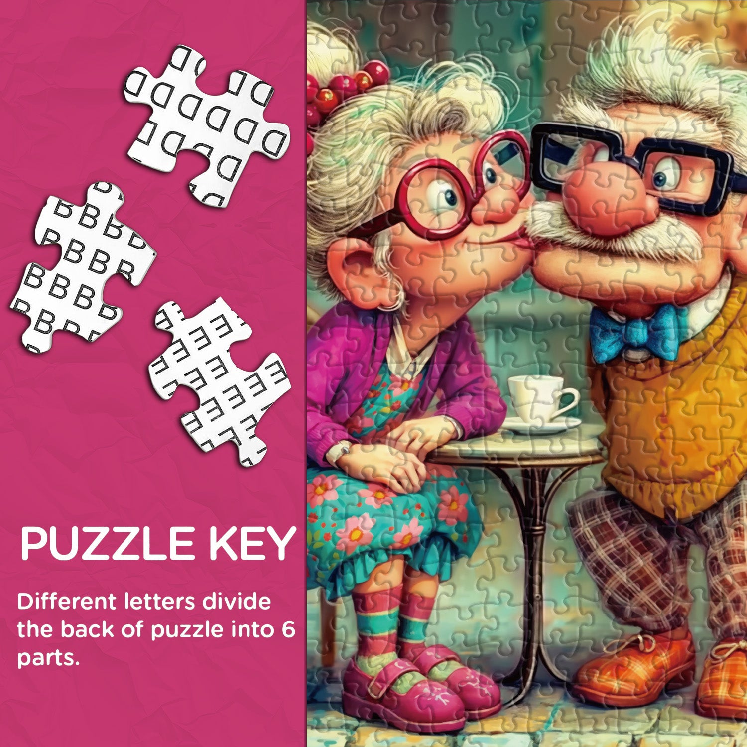 Aging Sweethearts Jigsaw Puzzle 1000 Pieces