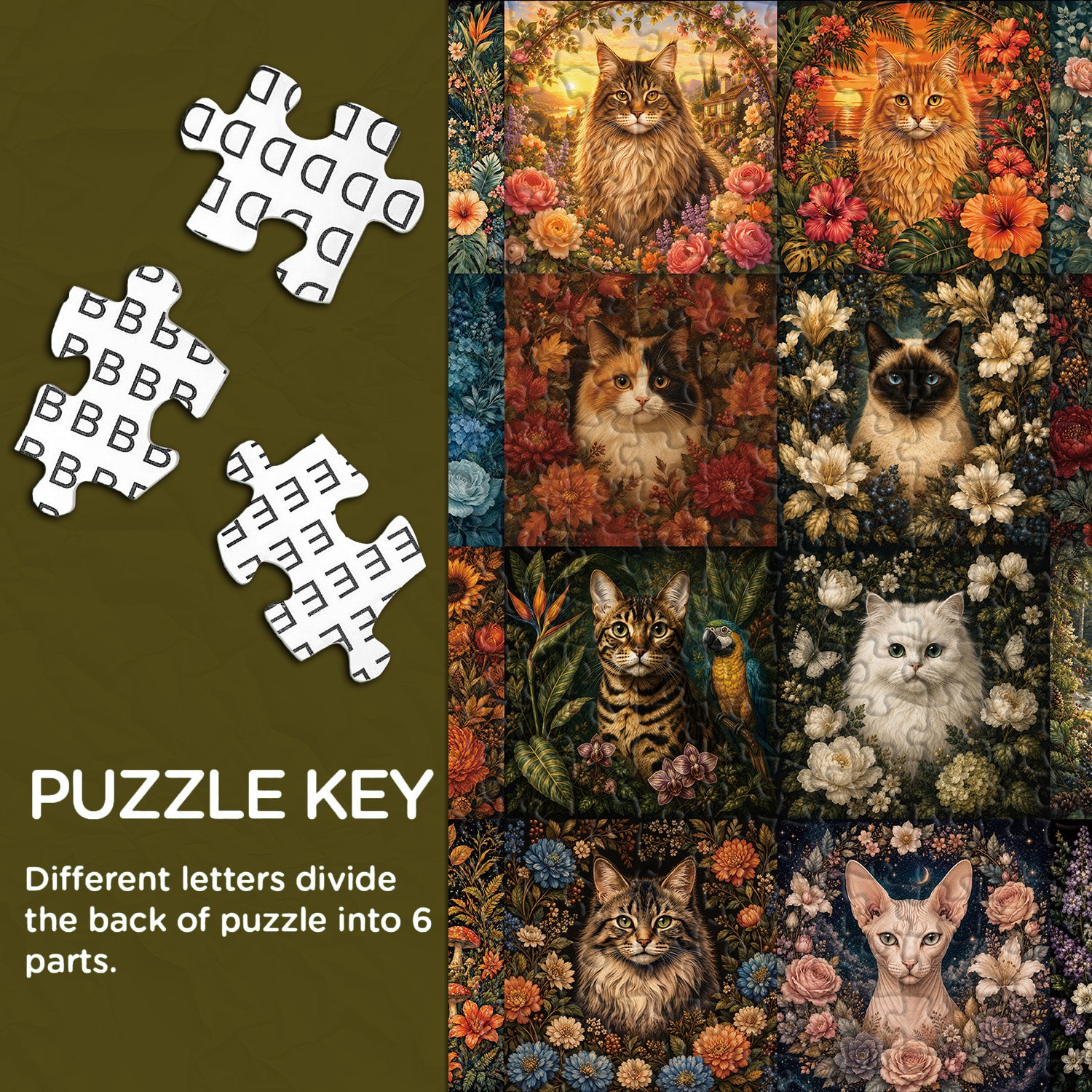 Bloom Cat Codex Puzzle 1000 Teile